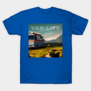 Van Life Camper RV Outdoors in Nature T-Shirt